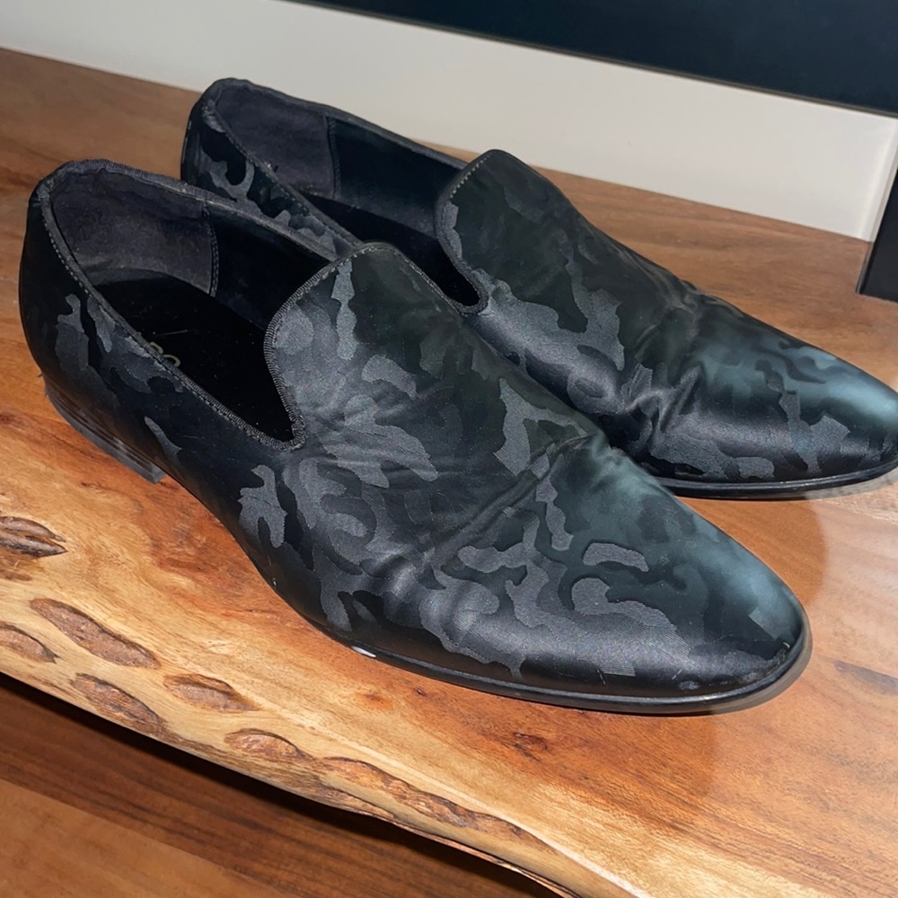 Aldo Black Camo Loafers